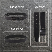 Load image into Gallery viewer, Teakwood Genuine Leather Men Blue Solid Belt - Clearance sale
