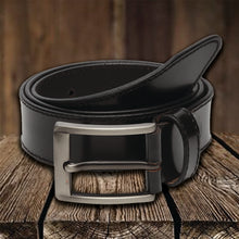Load image into Gallery viewer, Teakwood Men Black Genuine Leather Belt - Clearance sale