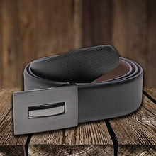 Load image into Gallery viewer, Teakwood Men Genuine Leather Black & Brown Solid Belt