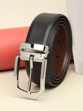Load image into Gallery viewer, Teakwood Genuine Leather Black Belt