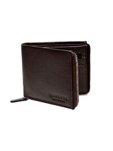 Load image into Gallery viewer, Teakwood Genuine Leathers Men Solid Zip Around Wallet
