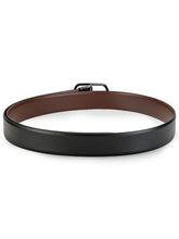 Load image into Gallery viewer, Teakwood Leathers Men Black & Brown Reversible Genuine Leather Belt
