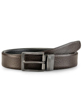 Load image into Gallery viewer, Teakwood Leathers Men Black & Brown Reversible Leather Belt