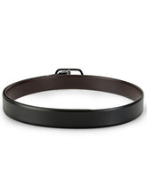 Load image into Gallery viewer, Teakwood Leathers Men Black & Brown Reversible Genuine Leather Belt