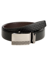 Load image into Gallery viewer, Teakwood Men Black Leather Reversible Belt