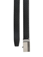 Load image into Gallery viewer, Teakwood Men Black Leather Reversible Belt