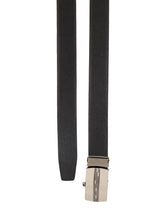 Load image into Gallery viewer, Teakwood Men Black Leather Reversible Belt