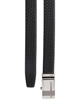 Load image into Gallery viewer, Teakwood Men Black Leather Reversible Belt