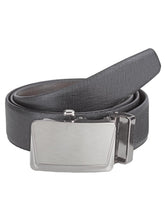 Load image into Gallery viewer, Teakwood Men Black Leather Reversible Belt