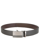 Load image into Gallery viewer, Teakwood Men Black Leather Reversible Belt