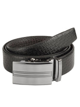 Load image into Gallery viewer, Teakwood Men Black Leather Reversible Belt