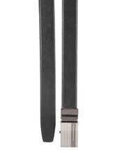 Load image into Gallery viewer, Teakwood Men Black Leather Reversible Belt