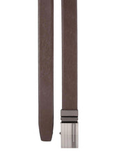Load image into Gallery viewer, Teakwood Men Black Leather Reversible Belt