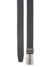 Load image into Gallery viewer, Teakwood Men Black Leather Reversible Belt