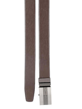Load image into Gallery viewer, Teakwood Men Black Leather Reversible Belt