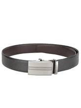 Load image into Gallery viewer, Teakwood Men Black Leather Reversible Belt