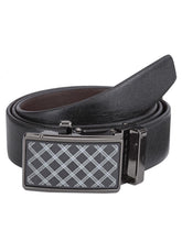 Load image into Gallery viewer, Teakwood Men Black Leather Reversible Belt