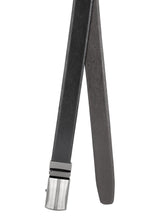 Load image into Gallery viewer, Teakwood Men Black Leather Reversible Belt