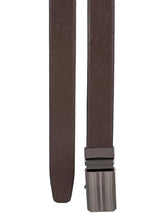 Load image into Gallery viewer, Teakwood Men Black Leather Reversible Belt