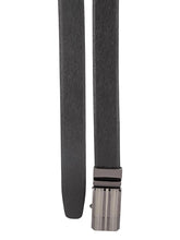 Load image into Gallery viewer, Teakwood Men Black Leather Reversible Belt
