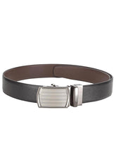 Load image into Gallery viewer, Teakwood Men Black Leather Reversible Belt