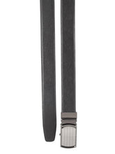 Load image into Gallery viewer, Teakwood Men Black Leather Reversible Belt
