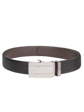 Load image into Gallery viewer, Teakwood Men Black Leather Reversible Belt