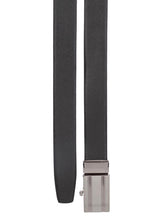 Load image into Gallery viewer, Teakwood Men Black Leather Reversible Belt
