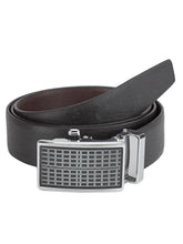 Load image into Gallery viewer, Teakwood Men Black Leather Reversible Belt