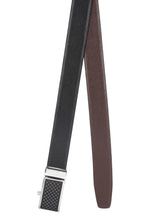 Load image into Gallery viewer, Teakwood Men Black Leather Reversible Belt