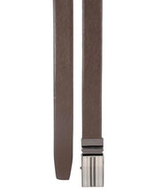 Load image into Gallery viewer, Teakwood Men Black Leather Reversible Belt