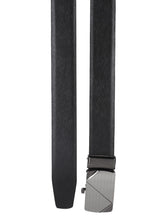 Load image into Gallery viewer, Teakwood Men Black Leather Reversible Belt