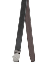Load image into Gallery viewer, Teakwood Men Black Leather Reversible Belt