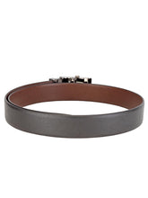 Load image into Gallery viewer, Teakwood Men Black Leather Reversible Belt