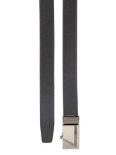 Load image into Gallery viewer, Teakwood Men Black Leather Reversible Belt