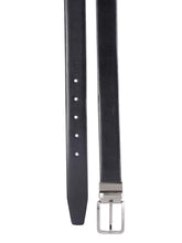 Load image into Gallery viewer, Teakwood Men Black Leather Reversible Belt