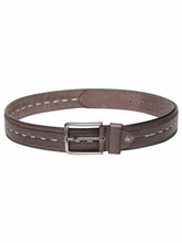 Load image into Gallery viewer, Teakwood Men Genuine Leather Brown Solid Casual Belt - Clearance sale