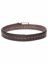 Load image into Gallery viewer, Teakwood Men Genuine Leather Brown Solid Casual Belt - Clearance sale