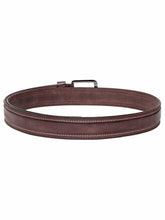 Load image into Gallery viewer, Teakwood Leather Brown Belt