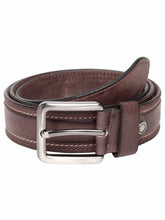 Load image into Gallery viewer, Teakwood Leather Brown Belt