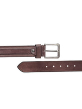 Load image into Gallery viewer, Teakwood Leather Brown Belt