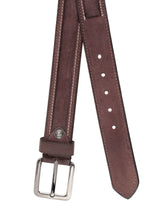 Load image into Gallery viewer, Teakwood Leather Brown Belt