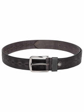 Load image into Gallery viewer, Teakwood Men Black Leather Solid Belt - Clearance sale