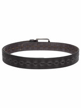 Load image into Gallery viewer, Teakwood Men Black Leather Solid Belt - Clearance sale