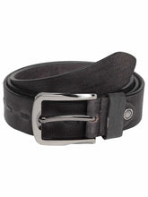 Load image into Gallery viewer, Teakwood Men Black Leather Solid Belt - Clearance sale