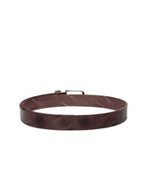 Load image into Gallery viewer, Teakwood Men Genuine Leather Brown Solid Casual Belt- Clearance sale