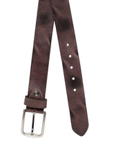 Load image into Gallery viewer, Teakwood Men Genuine Leather Brown Solid Casual Belt- Clearance sale