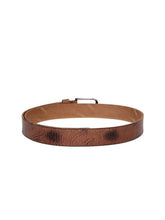 Load image into Gallery viewer, Teakwood Men Genuine Leather Tan Solid Casual Belt