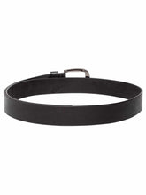 Load image into Gallery viewer, Teakwood Men Genuine Leather Black Casual Belt
