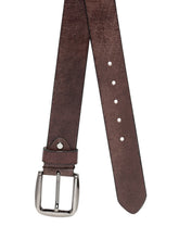 Load image into Gallery viewer, Teakwood Men Genuine Leather Brown Casual Belt